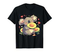 Avocado Koala Bear Colorato Disegno Artwork Avocado Fruit Maglietta