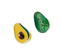 Avocado Orecchini Argento in Creativi Verde per Donne e Ragazze | Stile Chic e Originale, Forma Frutto, Adatti a Laurea e Festività, Gioiello Delicato