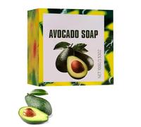 Avocado Soap - Handmade A-vocado Soap, Natural Avocado Oil Cleansing Bar For Face, Body, Hands, Organic AvocadoSoap, A-vocado Nourishing Soaps, 100g (1)