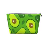 Avocado Su Cibi E Bevande Verdi, Borsa da toilette Borsa per trucco Borsa per cosmetici Borsa da toilette da viaggio portatile