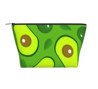 Avocado Su Cibi E Bevande Verdi, Borsa da toilette Borsa per trucco Borsa per cosmetici Borsa da toilette da viaggio portatile