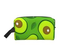 Avocado Su Cibi E Bevande Verdi, Borsa per il trucco Borsa per cosmetici Borsa da viaggio portatile da viaggio Borsa per trucco Organizer