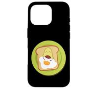 Avocado-Toast Egg Sandwich Avo Pane Carino Kawaii Avocado Custodia per iPhone 16 Pro