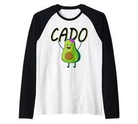 Avocado Vegan Vegetariano per Coppie Partner Regalo Vegani Maglia con Maniche Raglan
