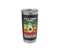 Avocado vintage È un tennis Penso che non capiresti Bicchiere termico in acciaio inox doppia parete