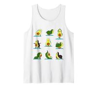 Avocado Yoga Poses Avo-Cardio Exercise Fitness Gym Workout Canotta