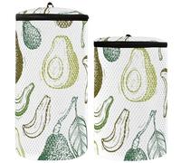 Avocados Hass Avocado Tropical Fruit Shoe Bag Per Lavatrice Sneakers Lavatrice Borsa 2 pz Scarpe Lavaggio Borse Per Lavanderia Lavabile Borsa Scarpa, Avocado Hass Avocado Frutta Tropicale, 1 Size