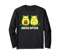 Avocatos - Simpatico Gioco di Parole a Forma di Avocado, Design Artistico Maglia a Manica