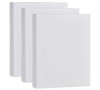 AvoDovA 15 * 20CM Telaio con Tela per Pittori, 3PCS Bianco Tele per Dipingere, Tele per Pittura Cotone, Tele Cartonate per Dipingere, Tela Pittura, Tela per Pannello di Tela Pittura A Olio Cavalletto