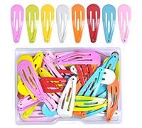 AvoDovA 50PCS Mollette per Capelli Bambina, 3CM Fermagli Capelli in Metallo Antiscivolo, Carino Fermagli per Capelli Donne, Capelli Antiscivolo Accessori per Bambini, Ragazze Donne (Colorato)