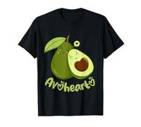 Avohearto Vegan Heart Love Avocado Maglietta