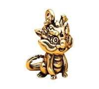 Avoid Fire Dragon Keychain Charm - Cute Smile Face Chinese Folk Keychain