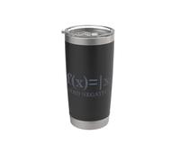 Avoid Negativity, Stay Positive Funny Math Bicchiere termico in acciaio inox doppia parete