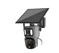 AVOID SD320 Telecamera di sicurezza solare - Telecamera di sorveglianza esterna 4G LTE - 2K HD PTZ con rotazione a 360° - Rilevamento di movimento IA - Visione notturna Colore - Impermeabile IP66