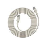 Avolt Cable 1 Cavo USB C a USB C - 2m Certificato MFi 60W Ricarica Rapida per Laptop Tablet, Smartphone - Silicone durevole e flessibile - Cavo di ricarica USB C dal design scandinavo (sabbia)
