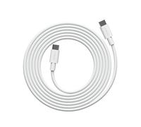 Avolt Cable 1 Cavo USB C a USB C - 2m Certificato MFi 60W Ricarica Rapida per Laptop Tablet, Smartphone - Silicone durevole e flessibile - Cavo di ricarica USB C dal design scandinavo (bianco)