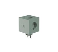 Avolt Square 2 Socket Oak Green