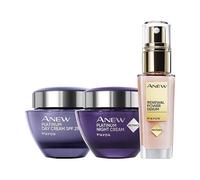 Avon Anew Platinum Set per la cura della pelle giorno e notte e siero