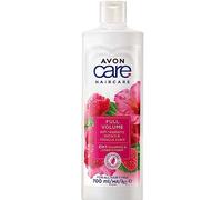 Avon Care 2 in 1 Shampoo e balsamo con estratto di lampone e profumo di ibisco, 700 ml