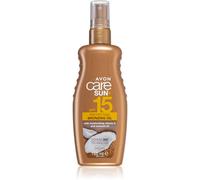 Avon Care Sun + Bronzing olio corpo in spray per esaltare l'abbronzatura 150 ml
