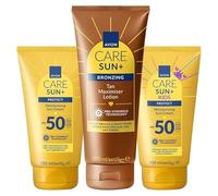 Avon Care Sun - Set di protezione solare, 3 pezzi, per bambini e adulti, SPF 50
