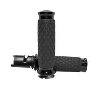 Avon Diamond Maniglie Nere Per Harley-Davidson Softail, Touring Con E-Gas Da 20