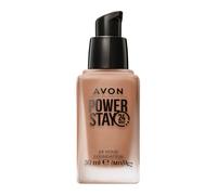 AVON Fondotinta 24 Ore Power Stay - 330P Honey Beige | Fondotinta Naturale Con Niacinamide E Senza Oli | Make-Up Naturale Coprente Per 24 Ore Di Copertura Totale | Lunga Tenuta E Comfort | 30ml