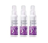 AVON Foot Works, deodorante spray per piedi e scarpe con lavanda, 100 ml (300 ml), 3 pezzi