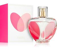 AVON Lov U Eau de Parfum, fragranza floreale in bottiglia di cuore rosa, 50 ml