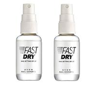 Avon Nail Experts - Confezione da 2 spray per unghie ad asciugatura rapida, 60 secondi per asciugare al tatto, 2 x 50 ml