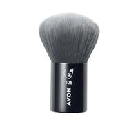 Avon Pennello Kabuki, per applicare e sfumare polveri e bronzer per una copertura e una finitura dall'aspetto naturale, vegano con manico in plastica riciclata.