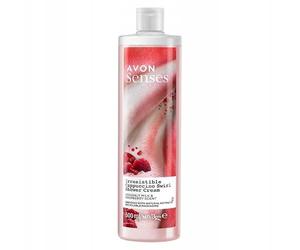 Avon Senses - Crema doccia irresistibile, latte di cocco e lampone, 500 ml