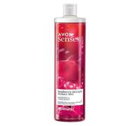 Avon Senses Raspberry Delight - Gel doccia da donna, 500 ml, lampone e ribes nero