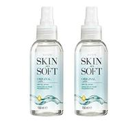 Avon Skin So Soft olio originale con piccolo vestito nero viola