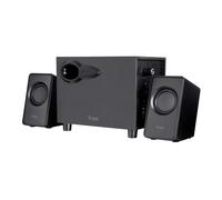 Avora 20442 Set Altoparlanti 2.1 Subwoofer Potenza di 18W di Picco e 9W RMS Nero
