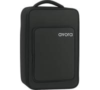 Avora Borsa Universale per Cajon - Borsa Imbottita con Funzione Zaino, Grande Tasca Esterna per Accessori e Spartiti - Tessuto Nylon Durevole - Adatta per Cajon fino a 50x31x31 cm - Nera