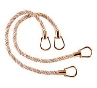 Avorio Ecru Sabbia 18 " Corda Fermatende Conchiglie [ Paio Di ]