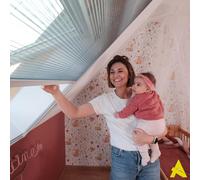 Avosdim - Tenda zanzariera per finestra da tetto, altezza e larghezza (1400 x 1700 mm)