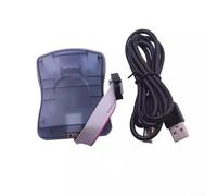 AVR ISP Programmer USB Powered Orologio regolabile 50Hz-8MHz Pieno Compatibile con AVR Studio per tutti i dispositivi AVR con ISP PDI Interfacce Blu (STK500)