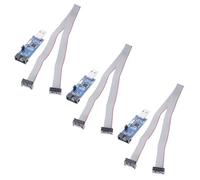 AVR USB Adattatori Microcontroller con 10Pin a 6Pin Adattatori Cavo Supporta Tutti I Chip AVR USB Programmatore Downloader