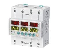 AVR-XXTF 3x380V+neutro Relè di sovracorrente e tensione 63A, 80A, 100A 1 pz(None Phase Sequency,63A)