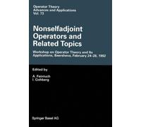 Avraham Feintuch Nonselfadjoint Operators and Related Topics (Copertina rigida)