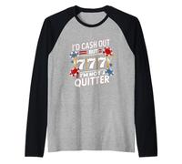 Avrei incassato ma non sono un casinò Quitter Gioco d'azzardo Maglia con Maniche Raglan