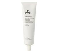 Avril - Dentifricio sbiancante - Polvere di carbone - Aloe Vera Bio - Senza Fluoro - Gusto Menta Fresca - Certificato Bio Ecocert - 99% di origine naturale - Prodotto vegano, Made in France - 100 ml