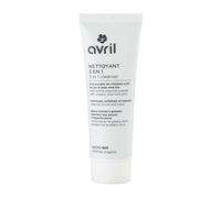 Avril Detergente 3 in 1 a polvere di carbone attivo bio Pelli miste a grasse 50ml - Detergente
