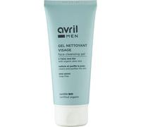 Avril - Gel detergente viso uomo biologico - Zinco PCA & Aloe Vera Bio - Senza sapone - Qualsiasi tipo di pelle - 99% di origine naturale - Certificato Bio Ecocert - Made in France - 100ml
