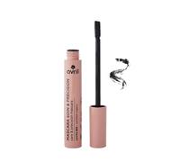Avril Mascara Cura Precisione Bio - Mascara Naturale Vegano, Certificato Cosmos Organic, Pennello Preciso (Nero)
