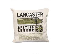 Avro Lancaster Raf WW2 Dam Buster Pesante Bombardiere Cuscino Interno Incluso