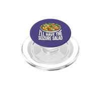 Avrò l'insalata di crisi divertente gioco di parole sulla consapevolezza dell'epilessia PopSockets PopGrip per MagSafe