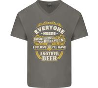 Avrò Un Altro Birra Divertente Alcolico Maglietta In Cotone A V Per Uomo